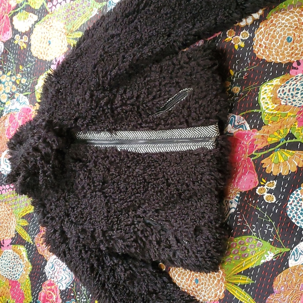 Fuzzy Black jacket